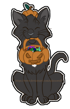 Pumpkin Kitty - Surprised Halloween Gift