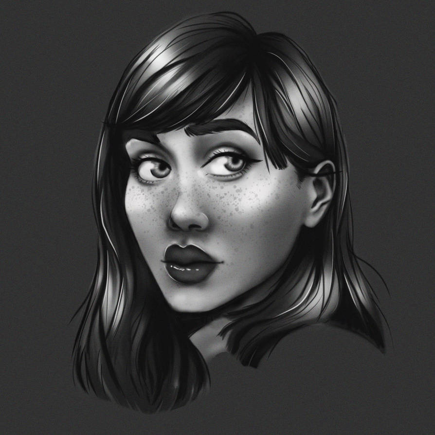 Grey Scaled Face by GabyAfaris on DeviantArt
