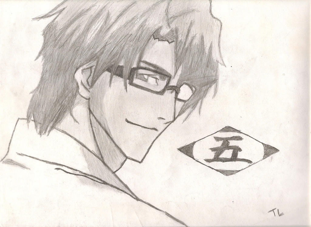 Sosuke Aizen (Captain) Bleach drawing! by IamCourier on DeviantArt