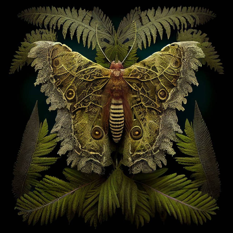 Moss Math Bug Moss Moth by Clarity-Creations on DeviantArt