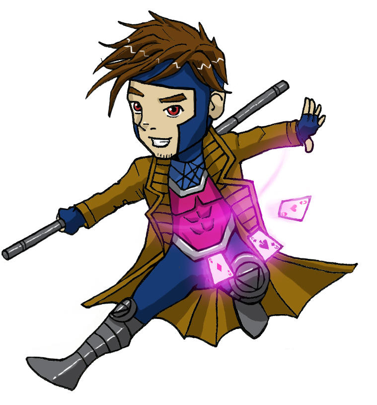 Gambit Chibi Style by StephenRong on DeviantArt