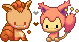 Skitty x Vulpix