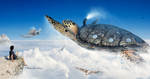 The flight of turtles by MaliciaRoseNoire
