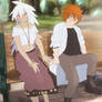 Aria and Ian Holding Hands