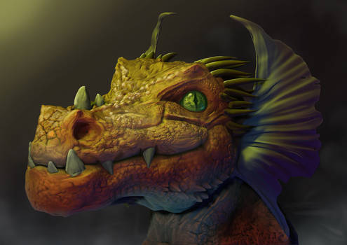 Dragon Zbrush Illustration