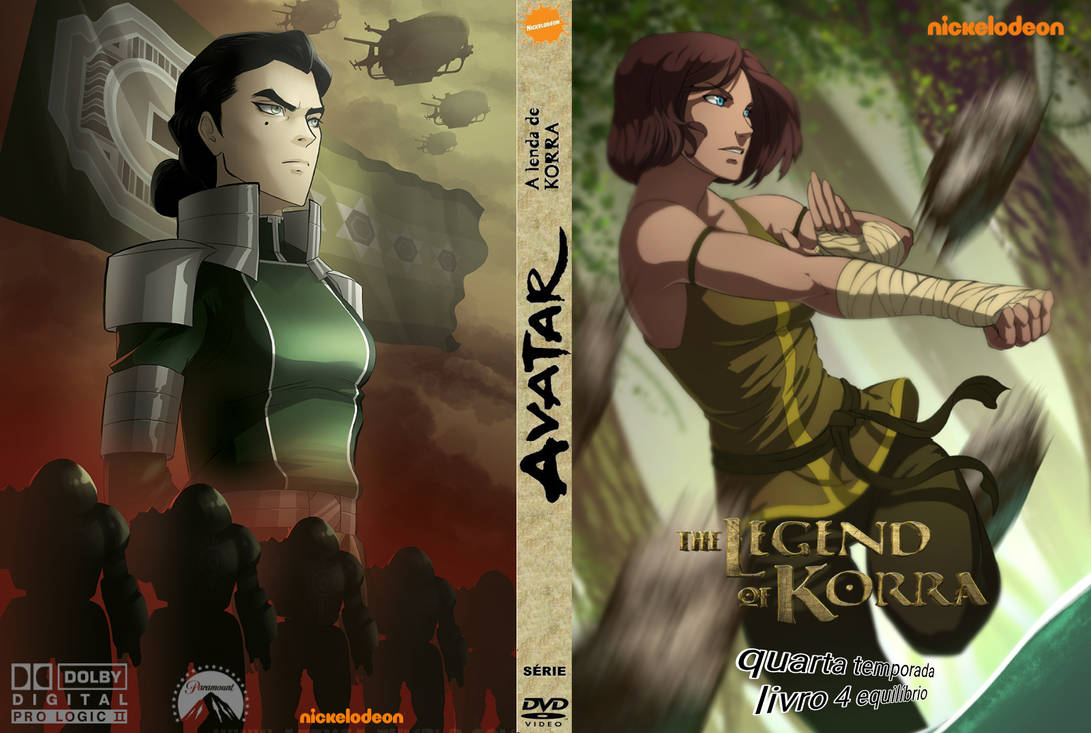Capa DVD Avatar korra quarta temporada by jillvalentine0 on DeviantArt