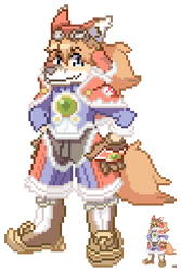 Red Savarin Pixel Art