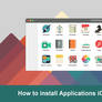 How to install applications icons iConadams