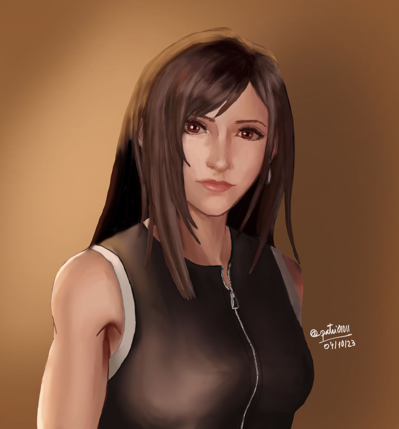 Tifa's Rivet Tifa's portrait by aerynjohn on DeviantArt