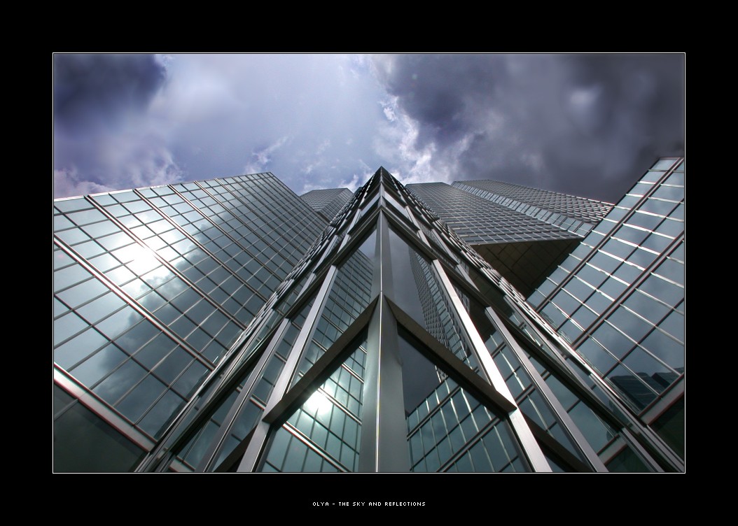 the sky and reflections - c