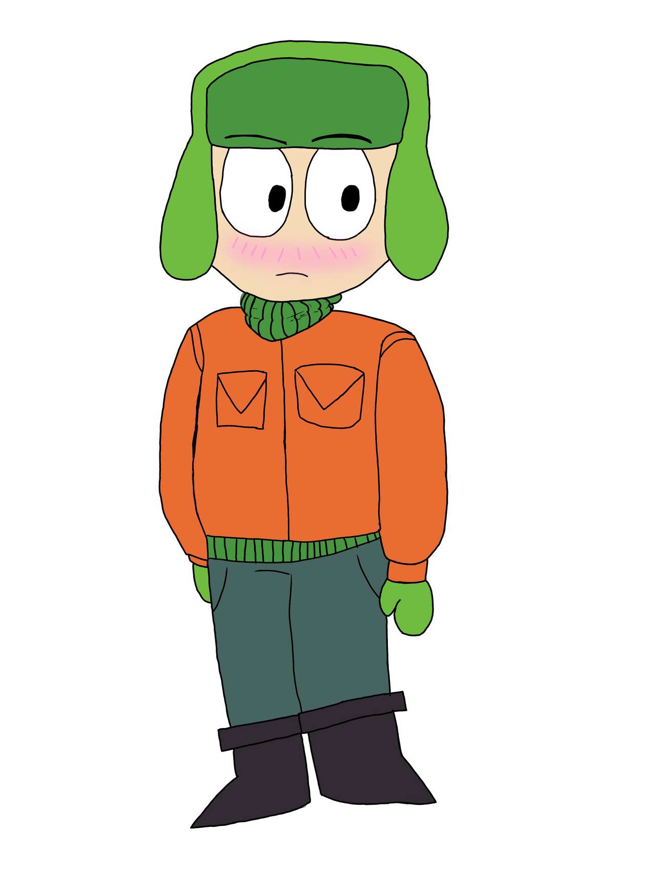 Kyle ( south park) by Zigwolfthewolf on DeviantArt