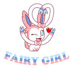 Eevee Shirt Design - Fairy Girl