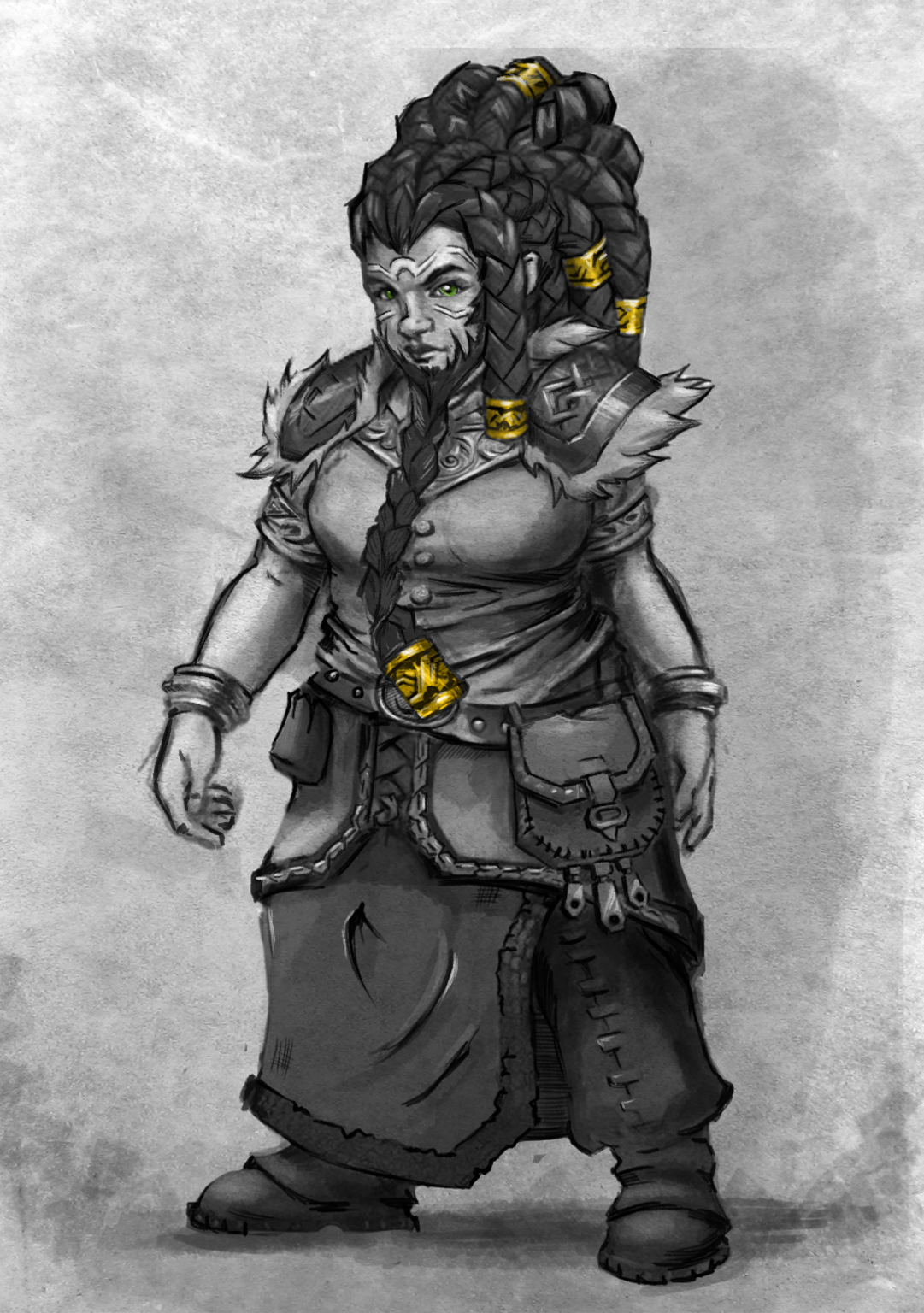 Dwarf Female by stvolko on DeviantArt