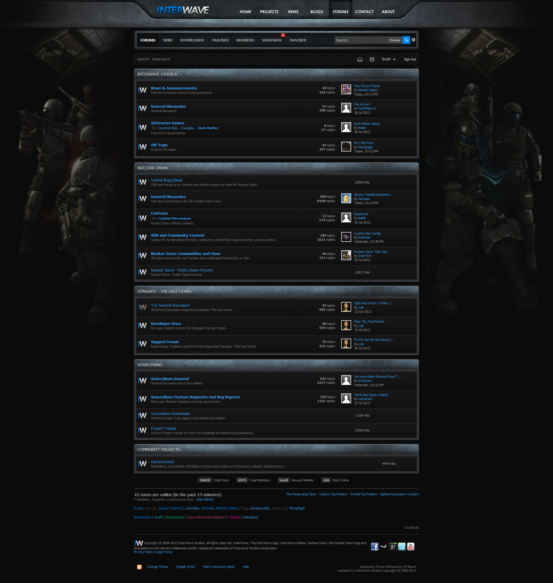 Interwave IPB Theme: Interwave Studios by the-danzor on DeviantArt