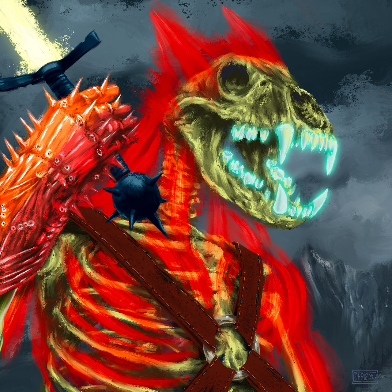 Ch Rasab Wolfsoldier at Mount Malignant by ChrisLab on DeviantArt
