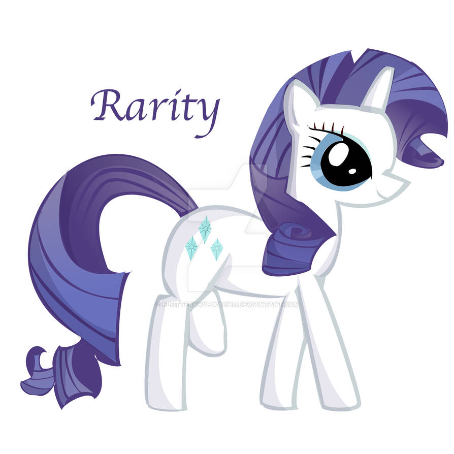 Rarity MLP by fluttershypikachu on DeviantArt