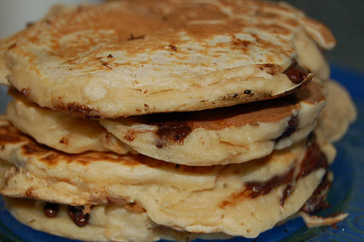 Banana Chocolate Pancakes