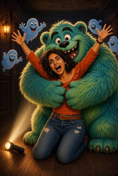 Darlene meets the tickle monster
