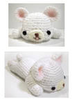 Lazy Monday Bear - amigurumi by selkie