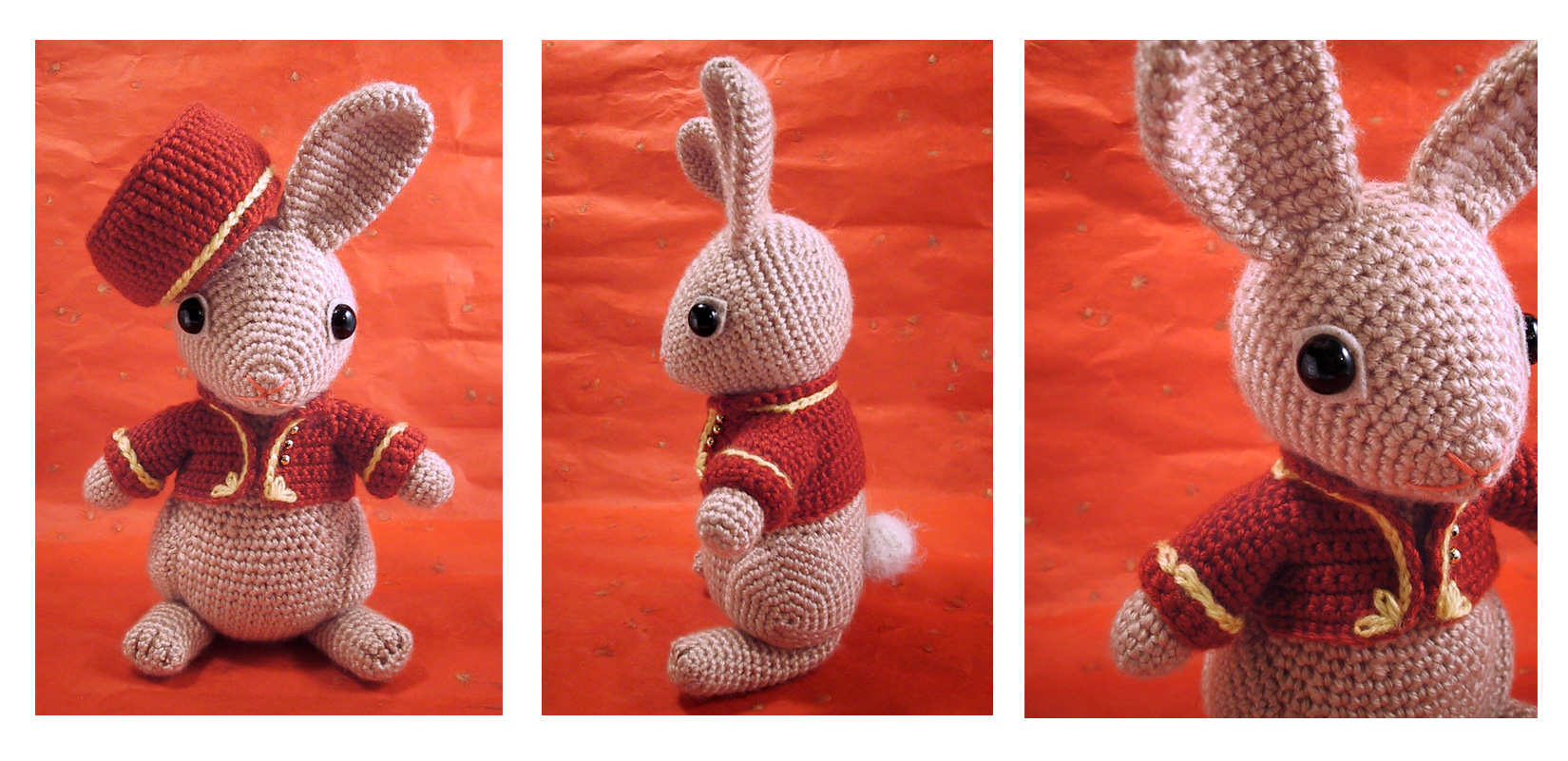 Bellhop Bunny - amigurumi