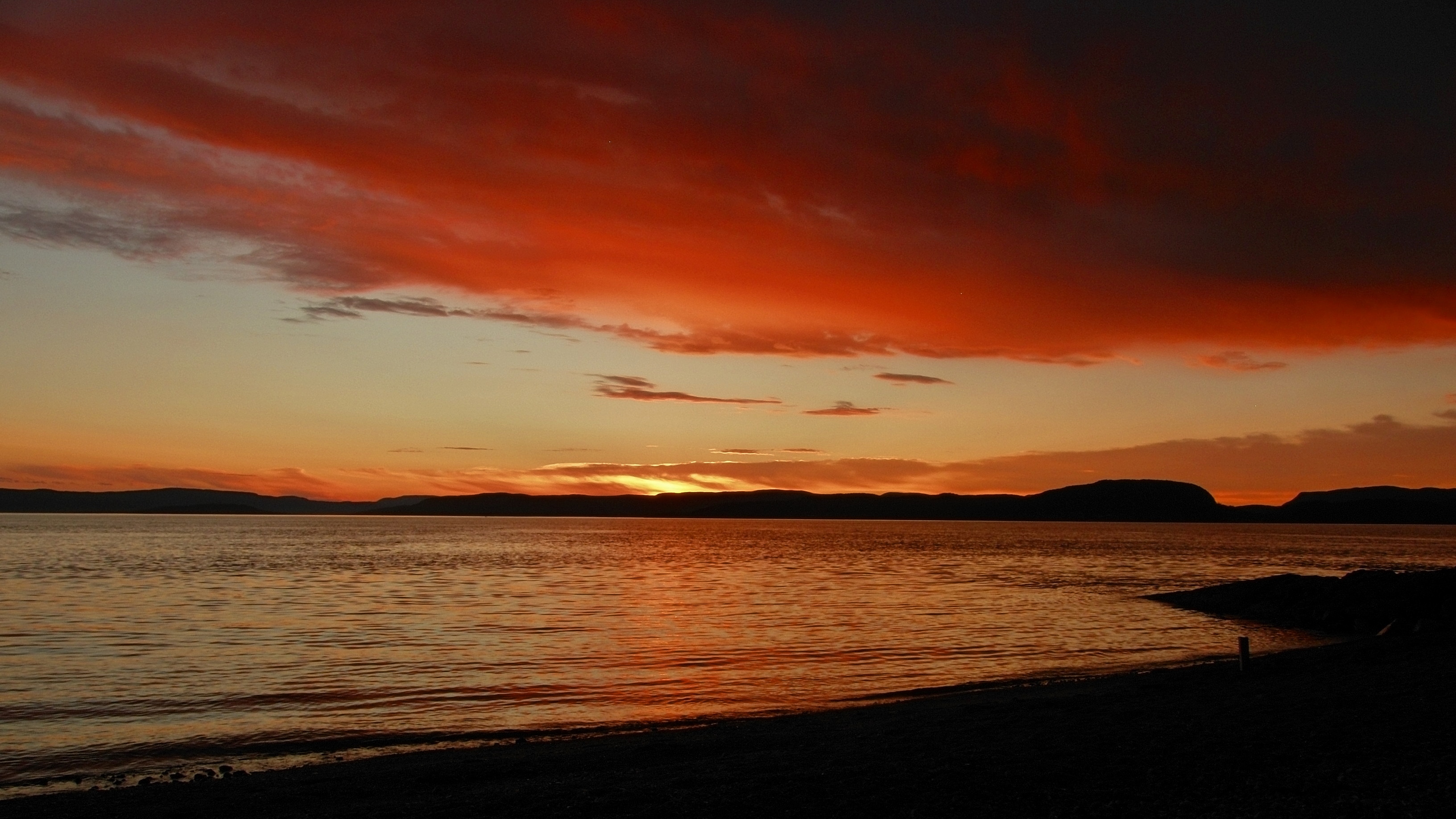 Sunset at Moelen, Norway