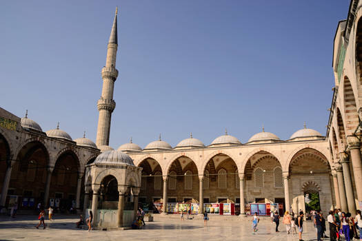 Blue Mosque Courtyard