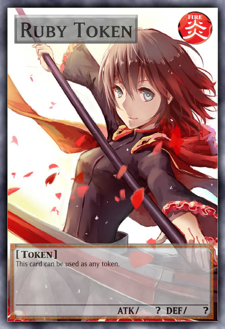 Ruby Token RWBY Ruby Rose Token by TristenNuclean on DeviantArt