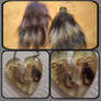 Real Raccoon Tail Keychain and Scorpion Neckalce