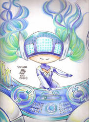 DJ Sona Kinetic Chibi