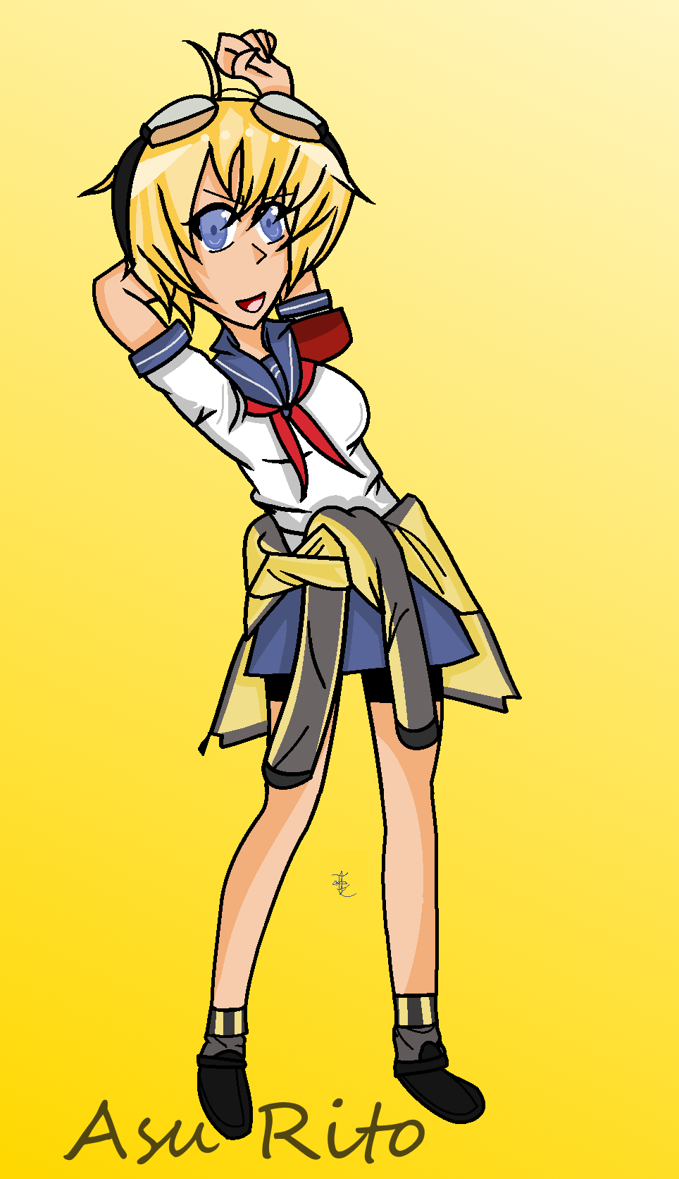 Asu Rito-Fanart by Franci-Bases on DeviantArt