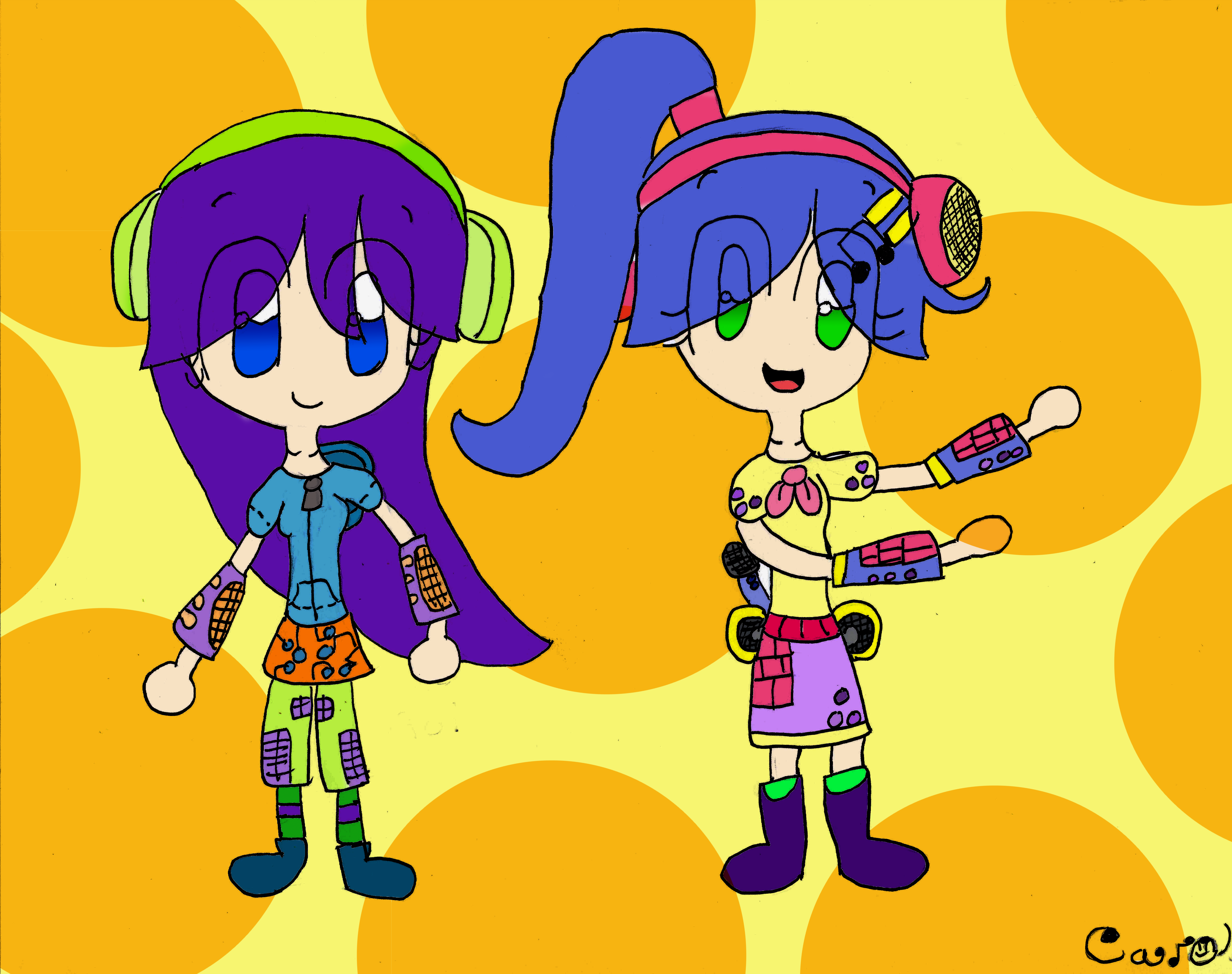 Vocaloid/UTAU Ocs: Izumi Setsuko and Sachiko Yuuko