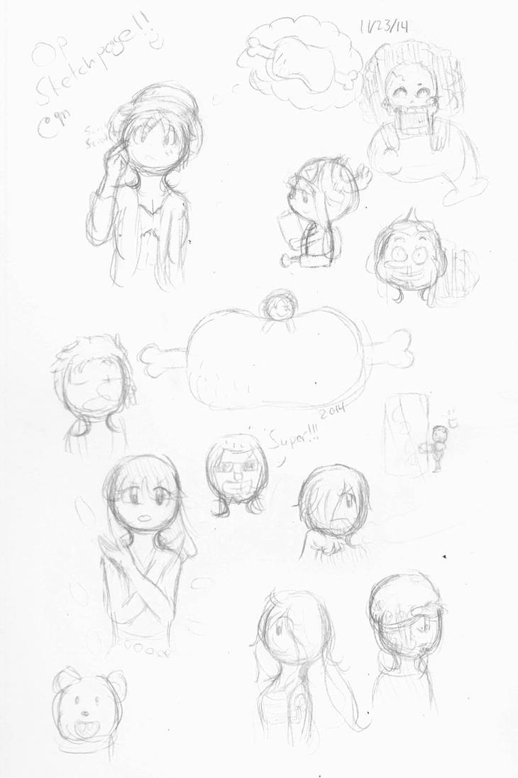 One Piece Doodle Page By Link Pikachu On DeviantArt