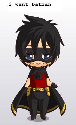 young justice robin chibi style