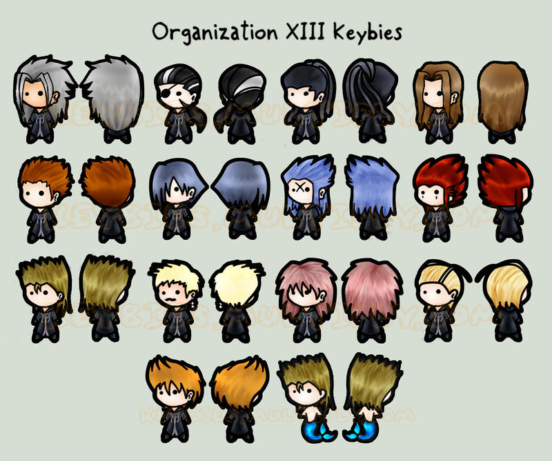 Organization XIII keybies