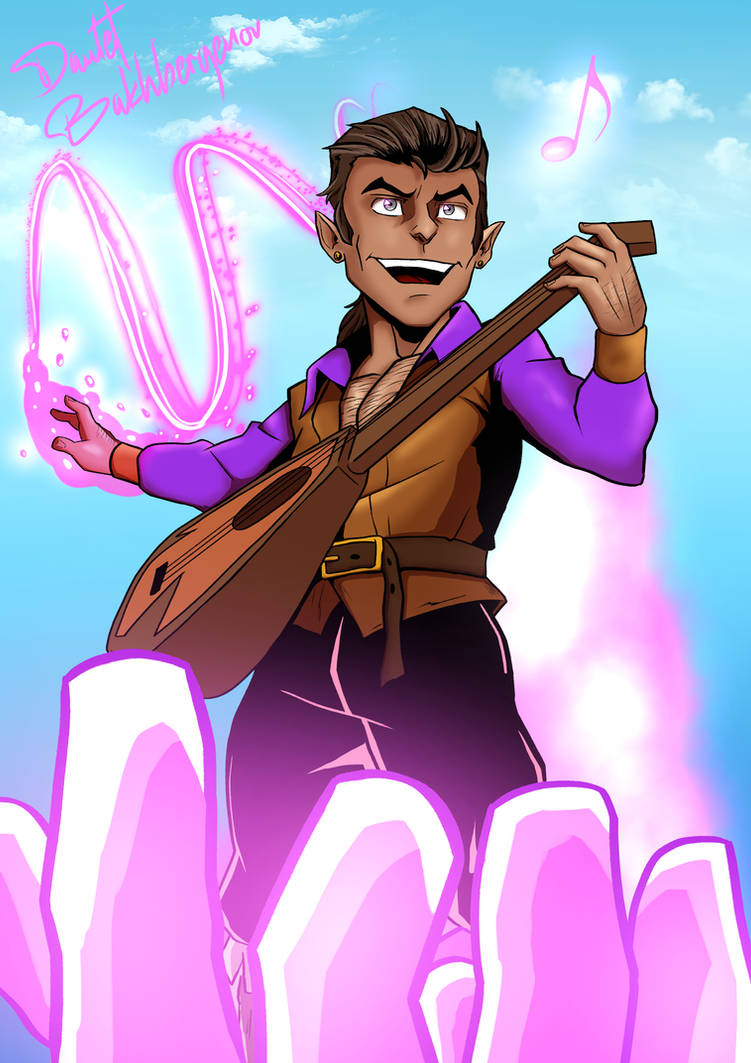 Scanlan, Fan Art by daulet-artist on DeviantArt