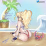 CMSN - Bimbo Sora on the beach!