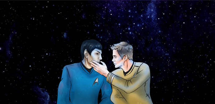 James T. Kirk and Spock