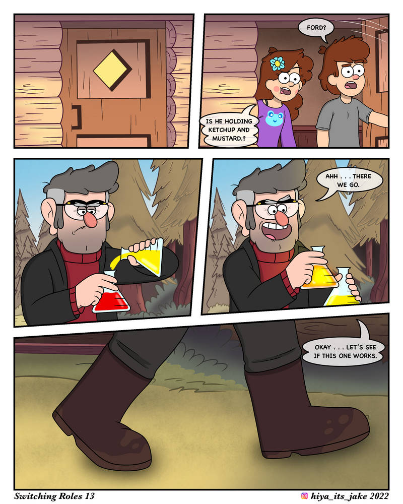 Comic Changing Roles Switching Roles 13 by HiyaItsJake on DeviantArt