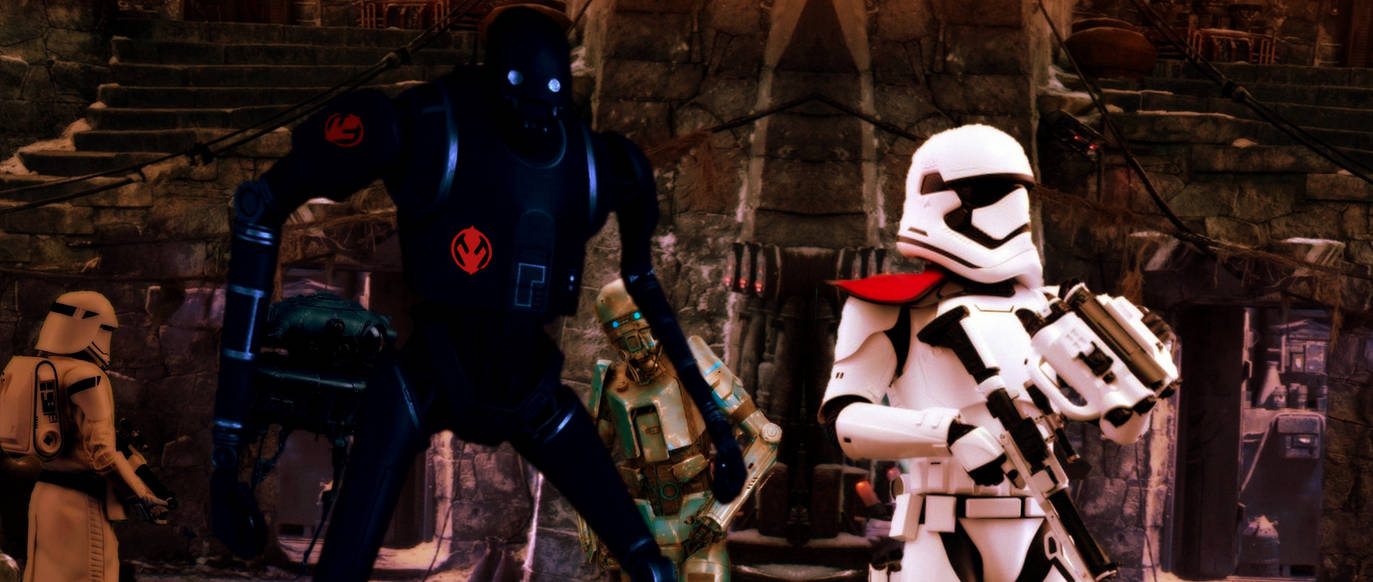 First Order Patrol And Droid Last Order by krissdel on DeviantArt