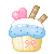 FREE AV - Blue Cupcake