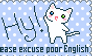 Poor English Stamp