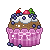 FREE Blueberry Cupcake by roseminuet