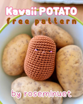 Kawaii Potato Amigurumi FREE Pattern