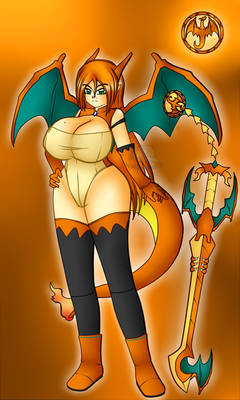 Solar Girl 0212 -Ryuko the Charizard-