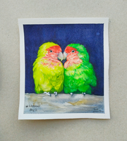 Cute cool parrots