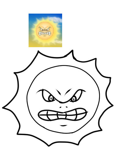 Angry Sun Deviantart Angry Sun by SharkXOmega on DeviantArt