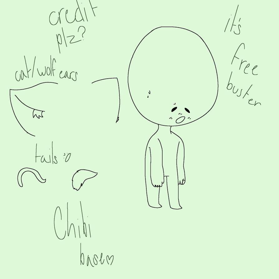 Grumpy Base Chibi exhausted chibi(?) base (free!) by CraxyNev on DeviantArt