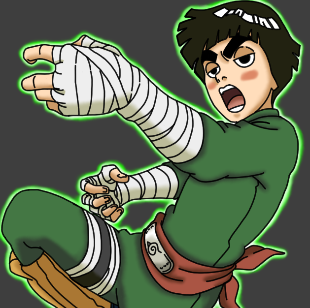 Rock Lee drunked by narutofanlv on deviantART