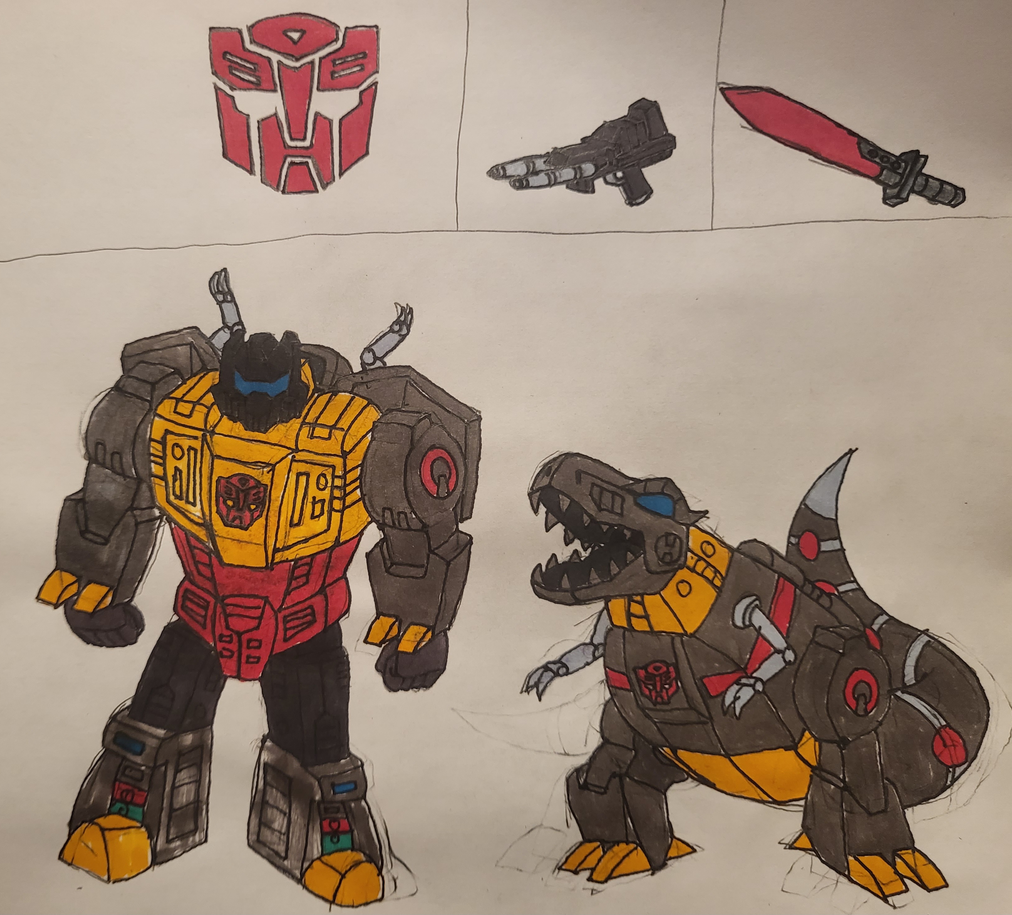 Grimlock Deviantart Grimlock (Transformers: the Series) by Taranis-the-Hedgehog on DeviantArt