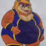 Ashley the Hippo (Wrestling Attire)